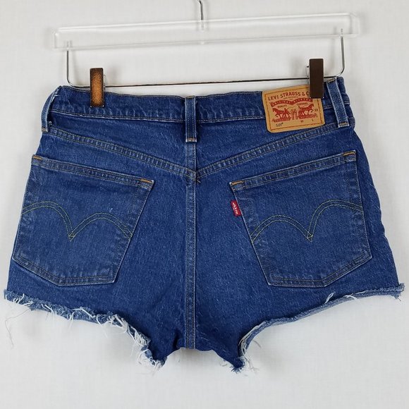 Levi's 501 Button Fly Cut Off's High Rise - 4 /27 - Picture 2 of 7